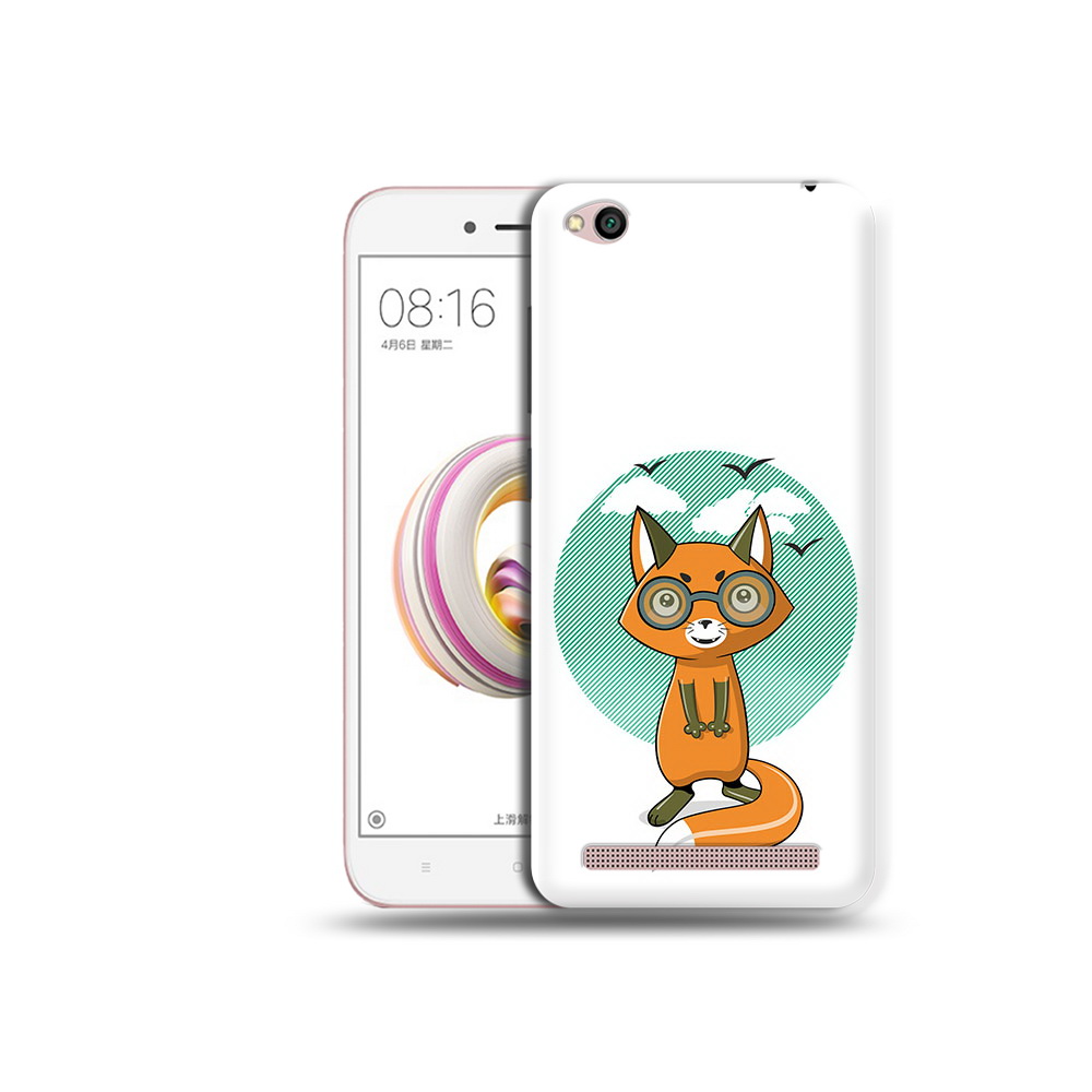 

Чехол MyPads Tocco для Xiaomi Redmi 5A задумчивая лиса (PT227197.319.348), Прозрачный, Tocco