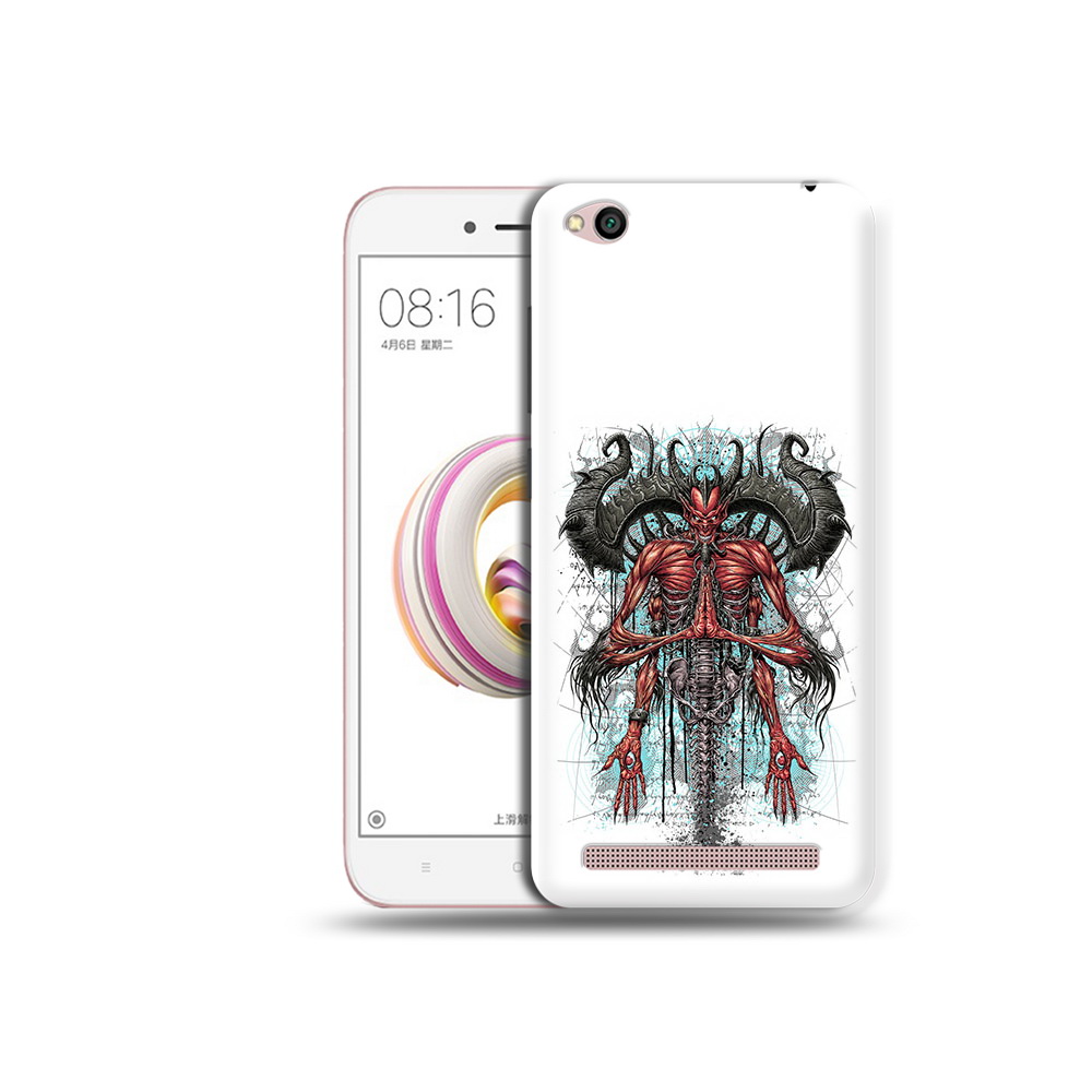 

Чехол MyPads Tocco для Xiaomi Redmi 5A дьявол (PT227197.319.340), Прозрачный, Tocco