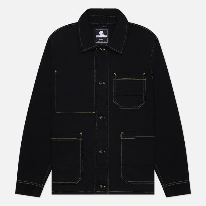 

Мужская джинсовая куртка Edwin Unity Work Comfort Stay Black Denim 12.23 Oz чёрный M, Черный, Unity Work Comfort Stay Black Denim 12.23 Oz