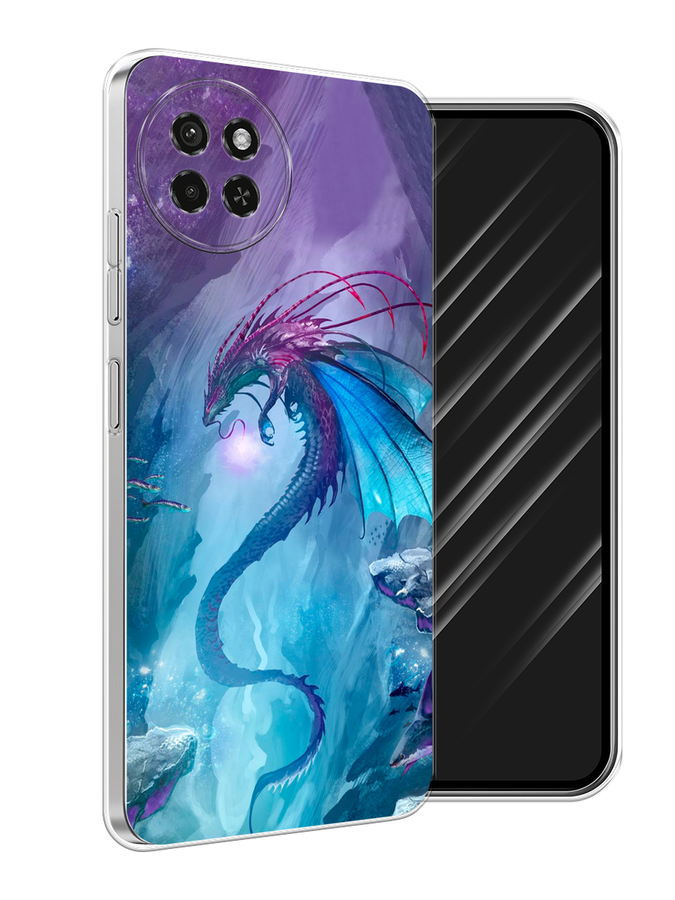 

Чехол Awog на Itel S23 "Водный дракон", Голубой;фиолетовый;синий, 3201450-1