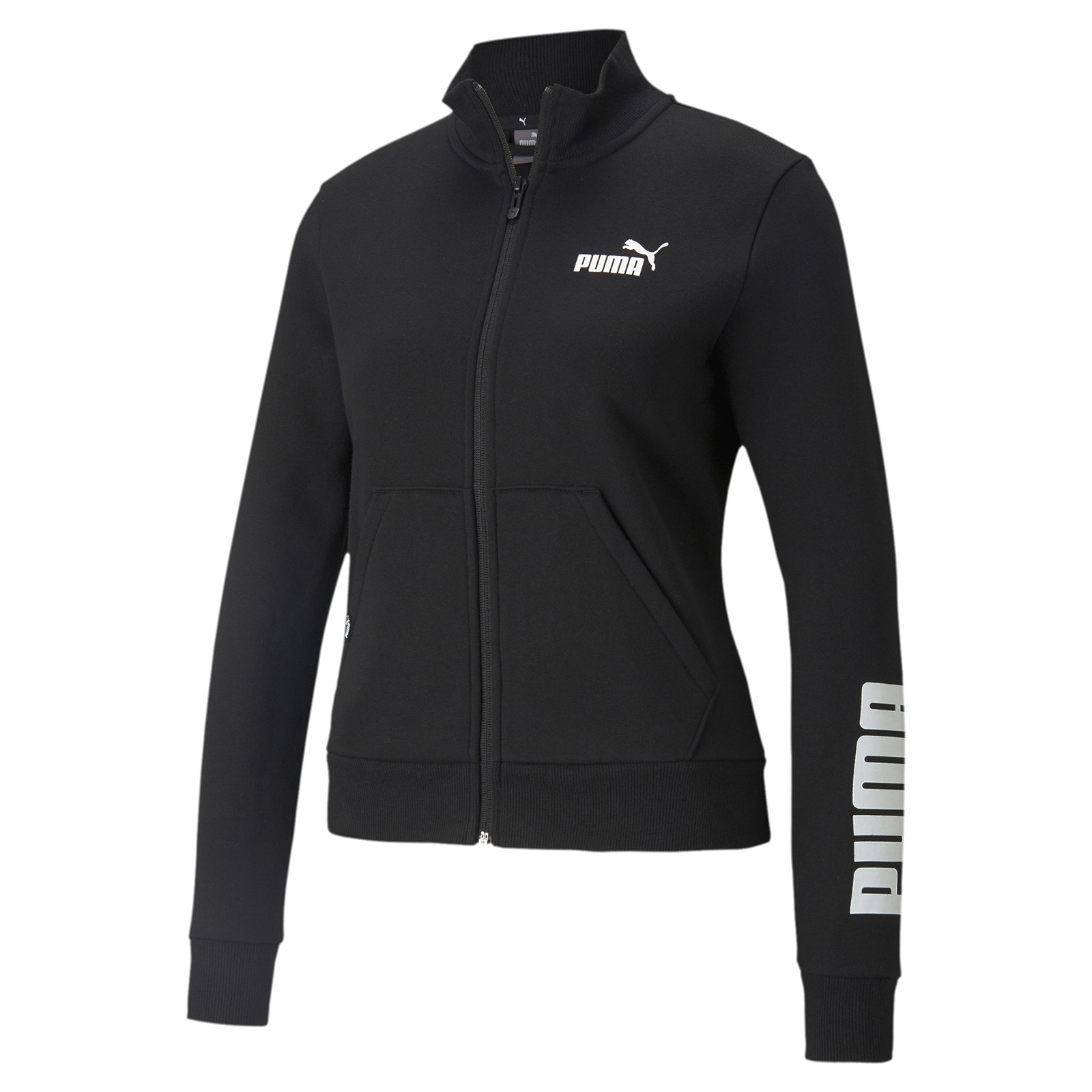 

Толстовка женская PUMA Power Logo Fl черная L, Power Logo Fl