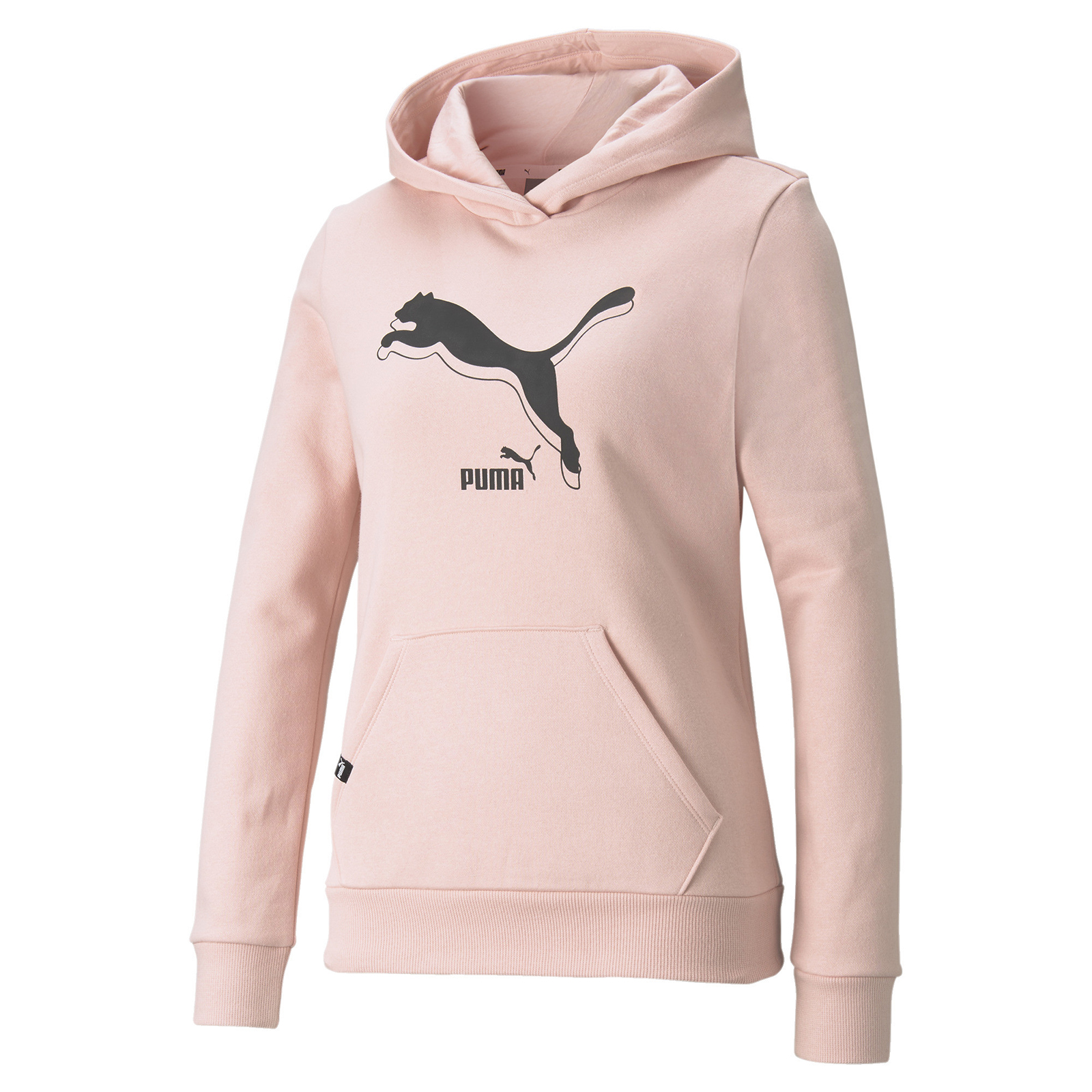 фото Толстовка женская puma power logo fl розовая xl