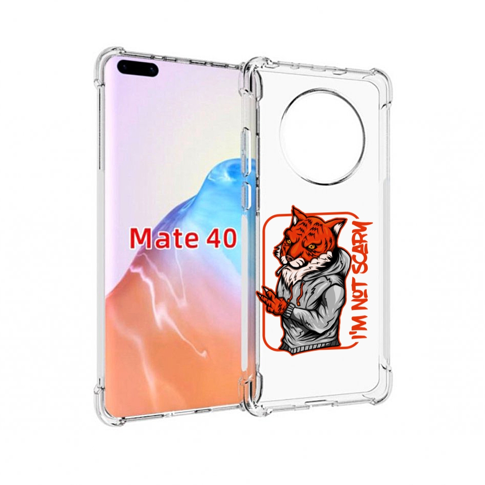 

Чехол MyPads Tocco для Huawei Mate 40 Лис, Прозрачный, Tocco