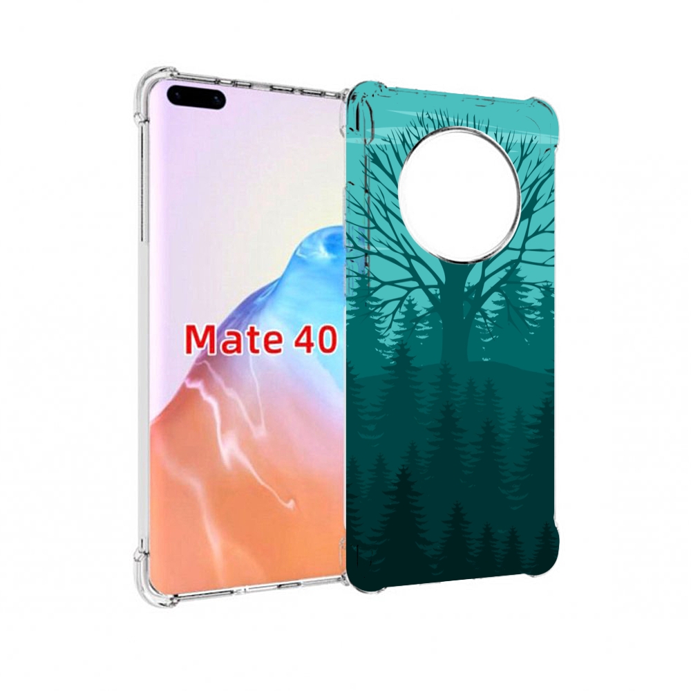 

Чехол MyPads Tocco для Huawei Mate 40 Лес, Прозрачный, Tocco
