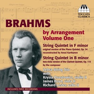 BRAHMS, J.: Arrangements, Vol. 1 (Zebra String Trio)