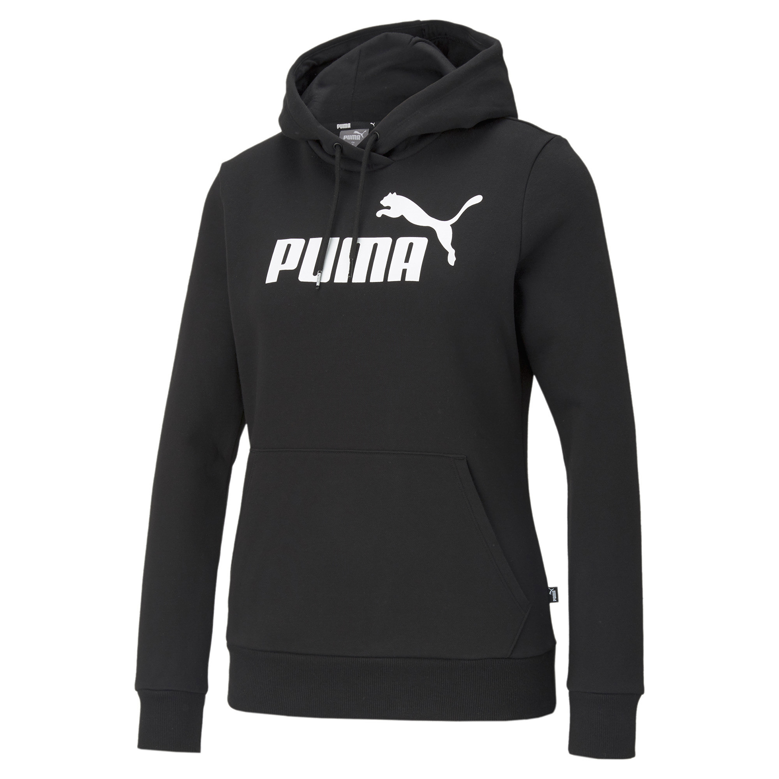 фото Толстовка женская puma ess logo fl черный m