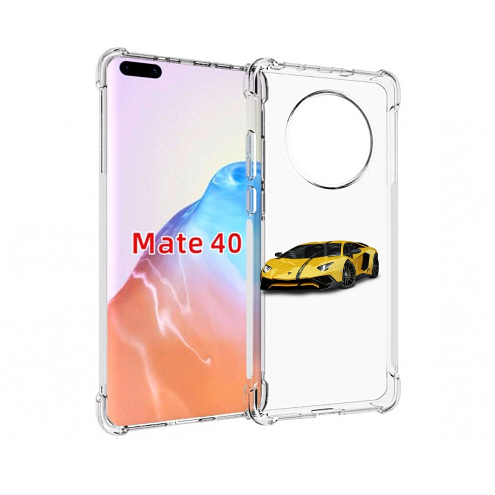 

Чехол MyPads Tocco для Huawei Mate 40 Ламбо мужской, Прозрачный, Tocco