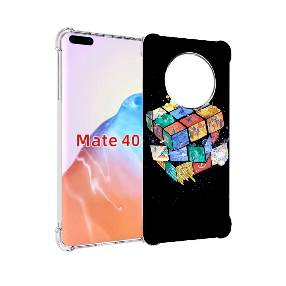 фото Чехол mypads tocco для huawei mate 40 кубик-рубика