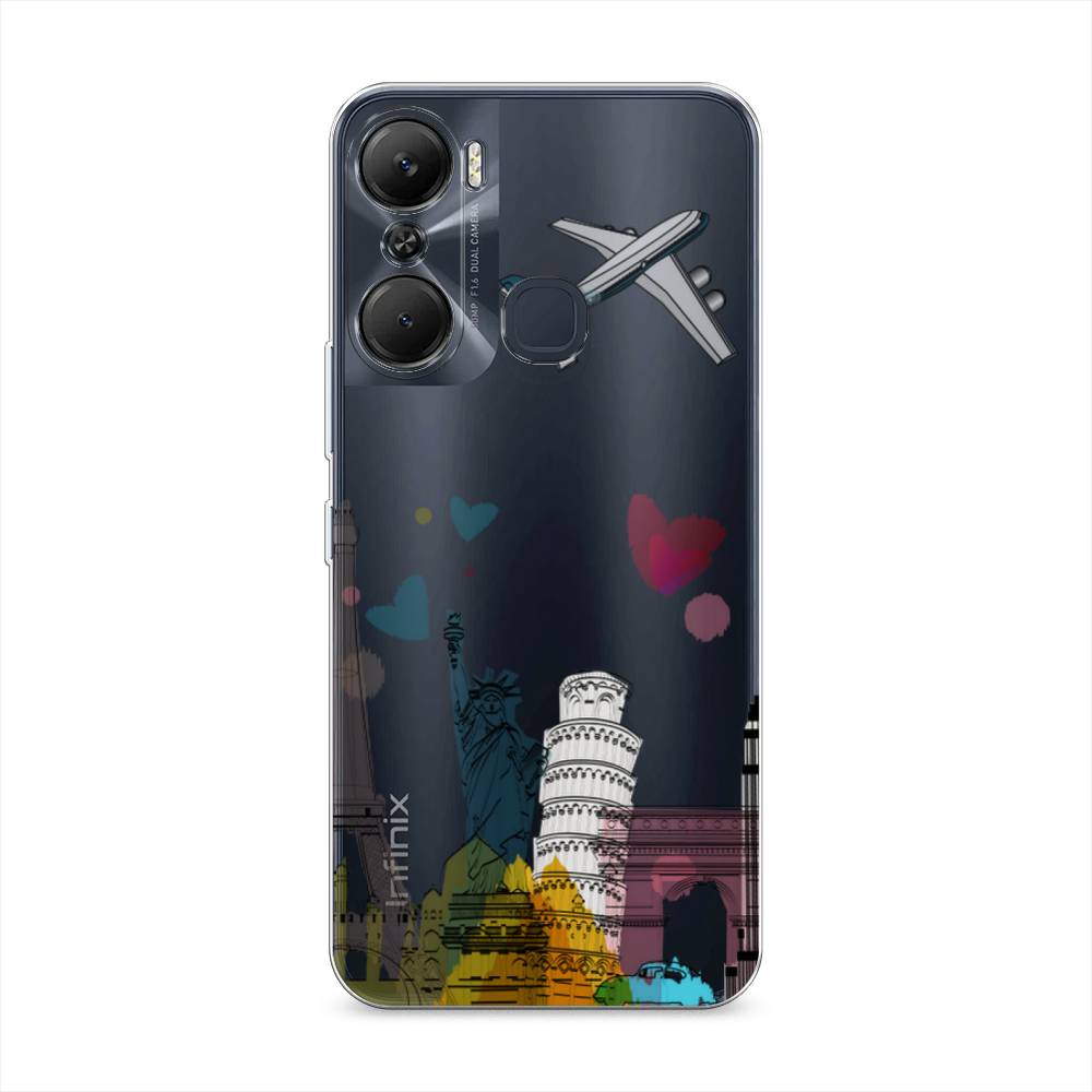 

Чехол Awog на Infinix Hot 12 Pro / Инфиникс Хот 12 Про "Самолет путешествий", Желтый, 3102450-10