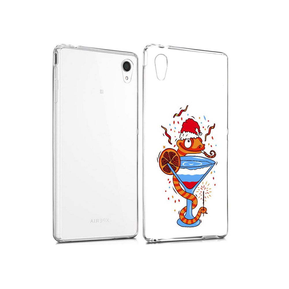 

Чехол MyPads Tocco для Sony Xperia M4 Aqua змейка (PT41841.249.364), Прозрачный, Tocco