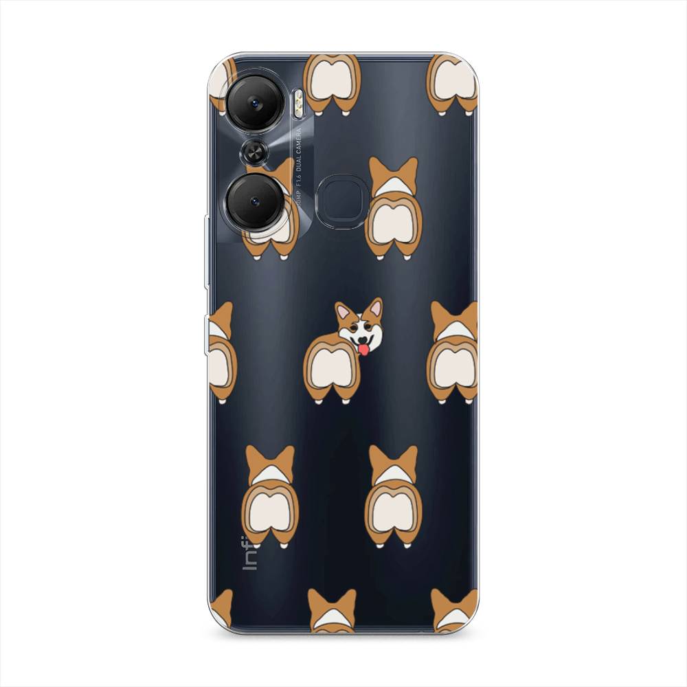 

Чехол Awog на Infinix Hot 12 Pro / Инфиникс Хот 12 Про "Милый корги фон", Белый;бежевый;коричневый, 3102450-2
