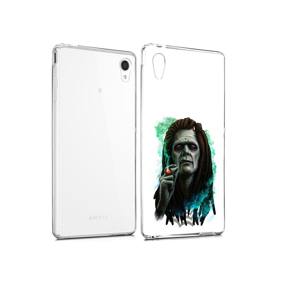 

Чехол MyPads Tocco для Sony Xperia M4 Aqua зеленый мужчина с сигаретой (PT41841.249.360), Прозрачный, Tocco