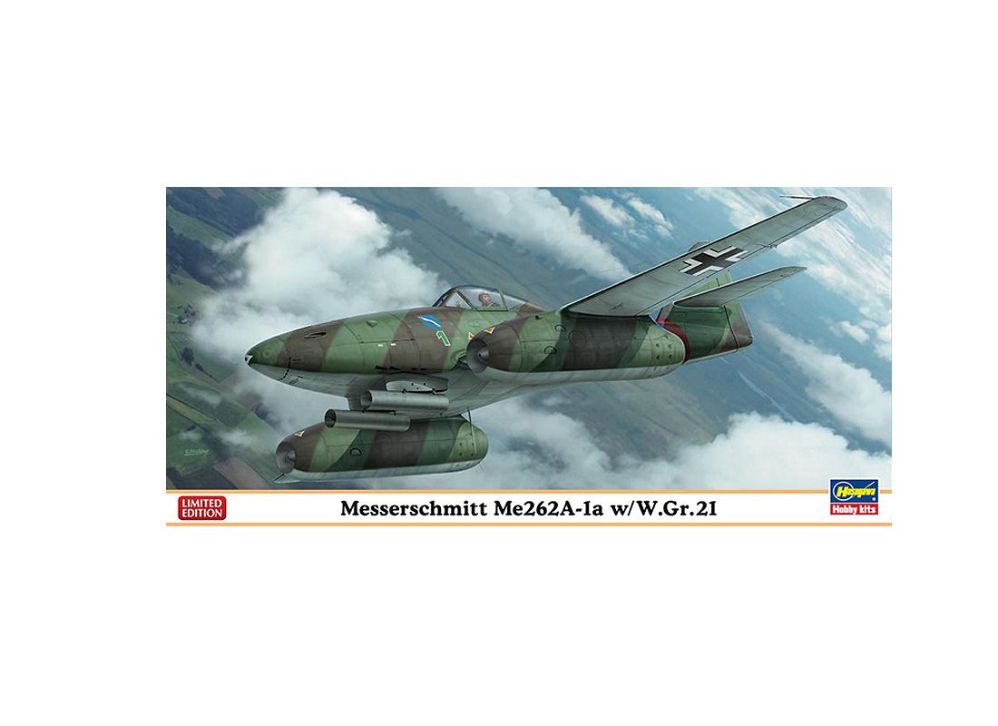 

02021 Hasegawa 1/72 Messerschmitt Me262A-1a GR21