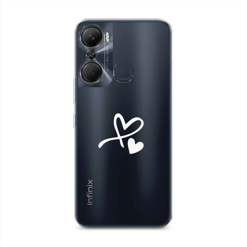 

Чехол Awog на Infinix Hot 12 Pro / Инфиникс Хот 12 Про "Сердечко минимализм", Белый, 3102450-6