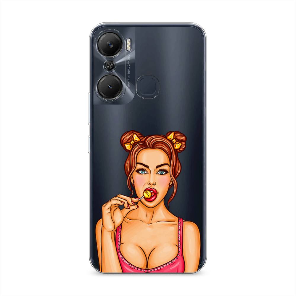 

Чехол Awog на Infinix Hot 12 Pro / Инфиникс Хот 12 Про "Вкусный леденец", Бежевый;коричневый;розовый, 3102450-7