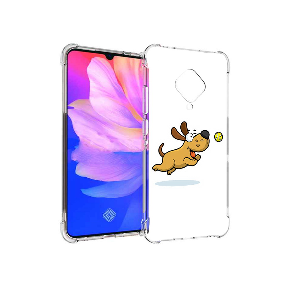 

Чехол MyPads Tocco для Vivo V17 пёсик (PT147343.378.563), Прозрачный, Tocco