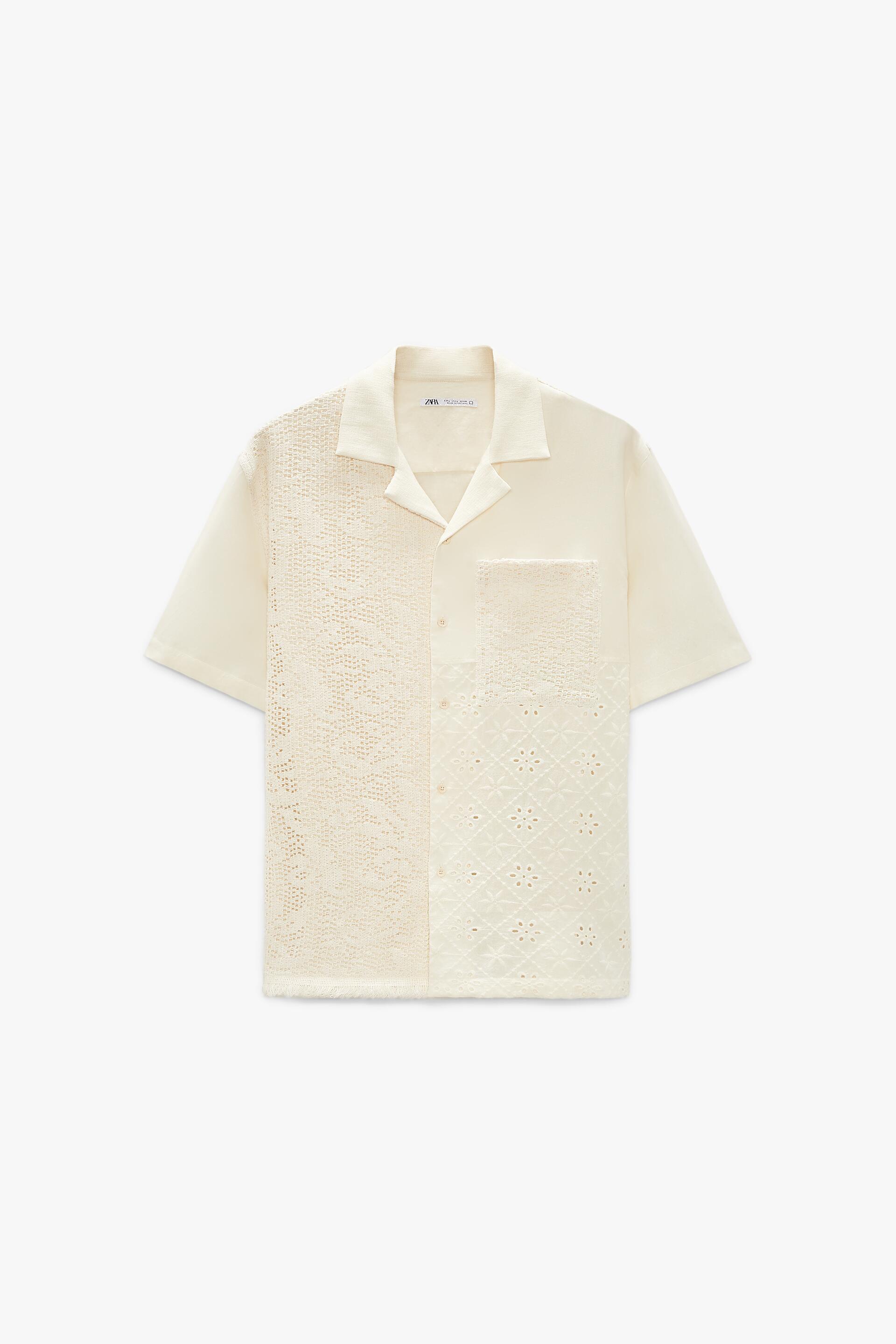 

Рубашка мужская ZARA 03057207 белая XL, 03057207