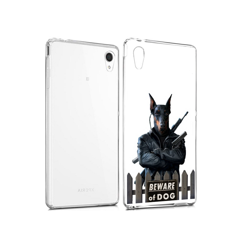 

Чехол MyPads Tocco для Sony Xperia M4 Aqua доберман (PT41841.249.332), Прозрачный, Tocco