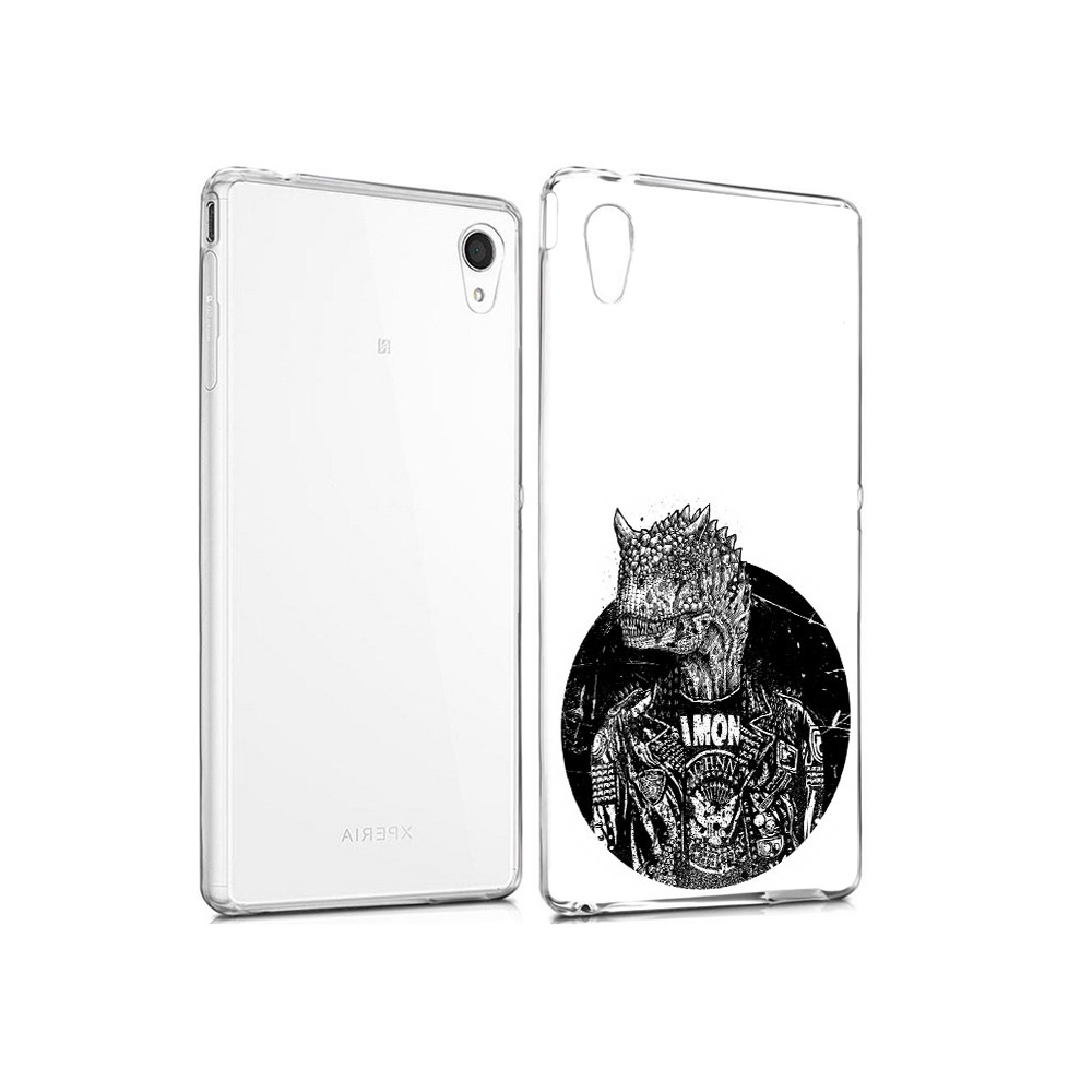 

Чехол MyPads Tocco для Sony Xperia M4 Aqua динозавр в куртке (PT41841.249.328), Прозрачный, Tocco