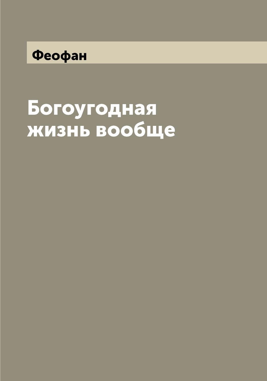 

Книга Богоугодная жизнь вообще