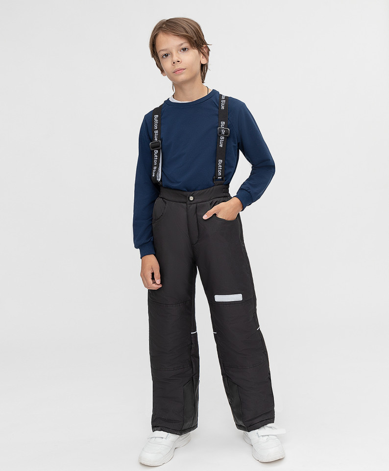 фото Брюки button blue 221bbba64010800 цв. черный р. 128