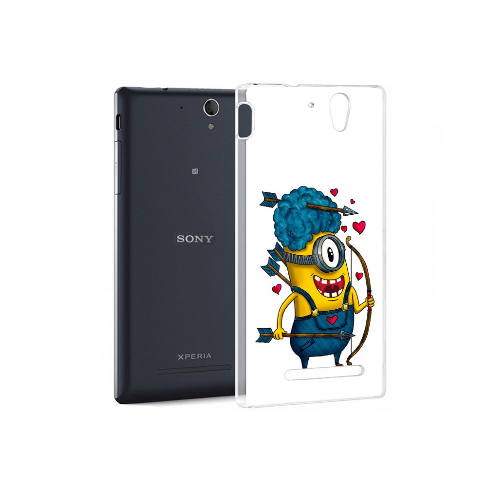 

Чехол MyPads Tocco для Sony Xperia C3 Миньон купидон (PT18760.251.117), Прозрачный, Tocco