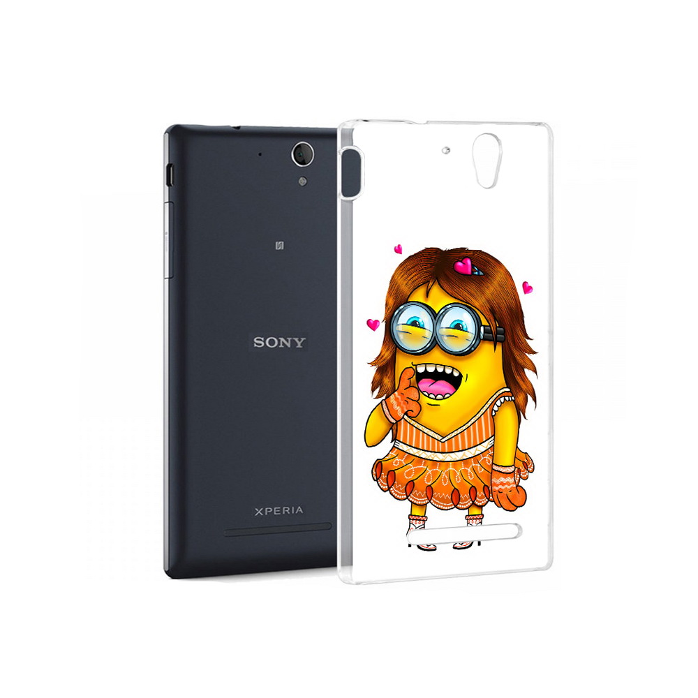 

Чехол MyPads Tocco для Sony Xperia C3 Миньон девочка (PT18760.251.116), Прозрачный, Tocco