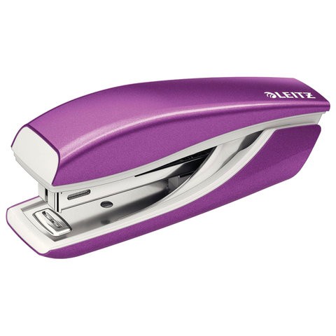 

Степлер LEITZ NeXXt WOW, №10, до 10 листов, металлический, фиолетовый металлик, 55281062