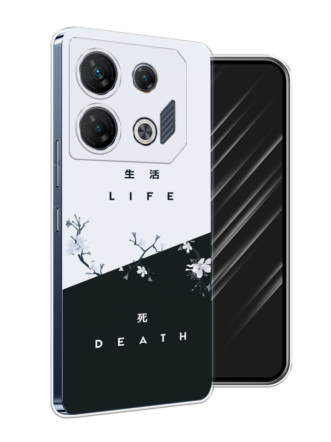 

Чехол Awog на Infinix GT 10 Pro "Life and death", Черный;серый, 3104850-1