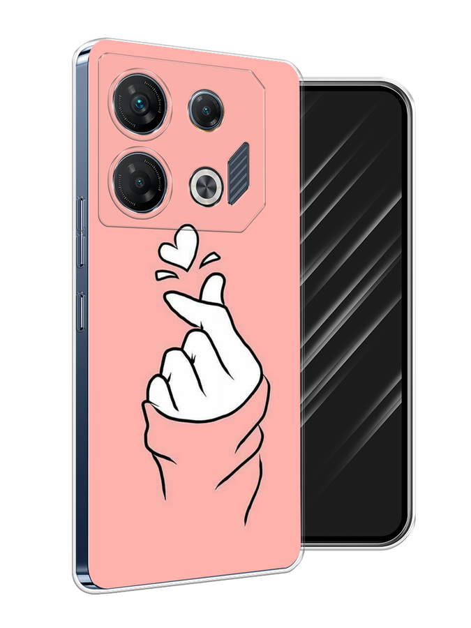 

Чехол Awog на Infinix GT 10 Pro "Любовь-щелк", Оранжевый, 3104850-1