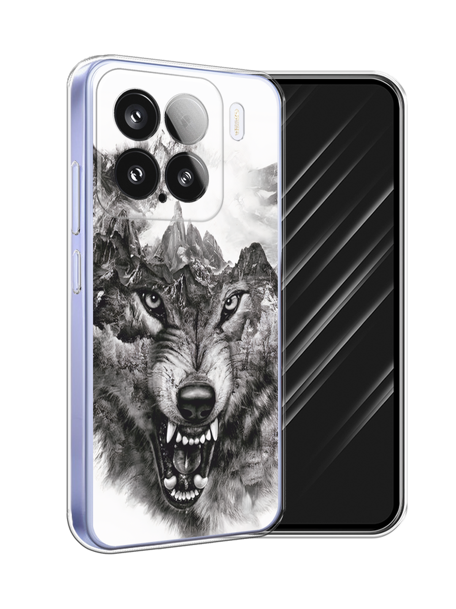 

Чехол Awog на Xiaomi 15 "Волк в горах", Серый;белый;бежевый, 323650-1