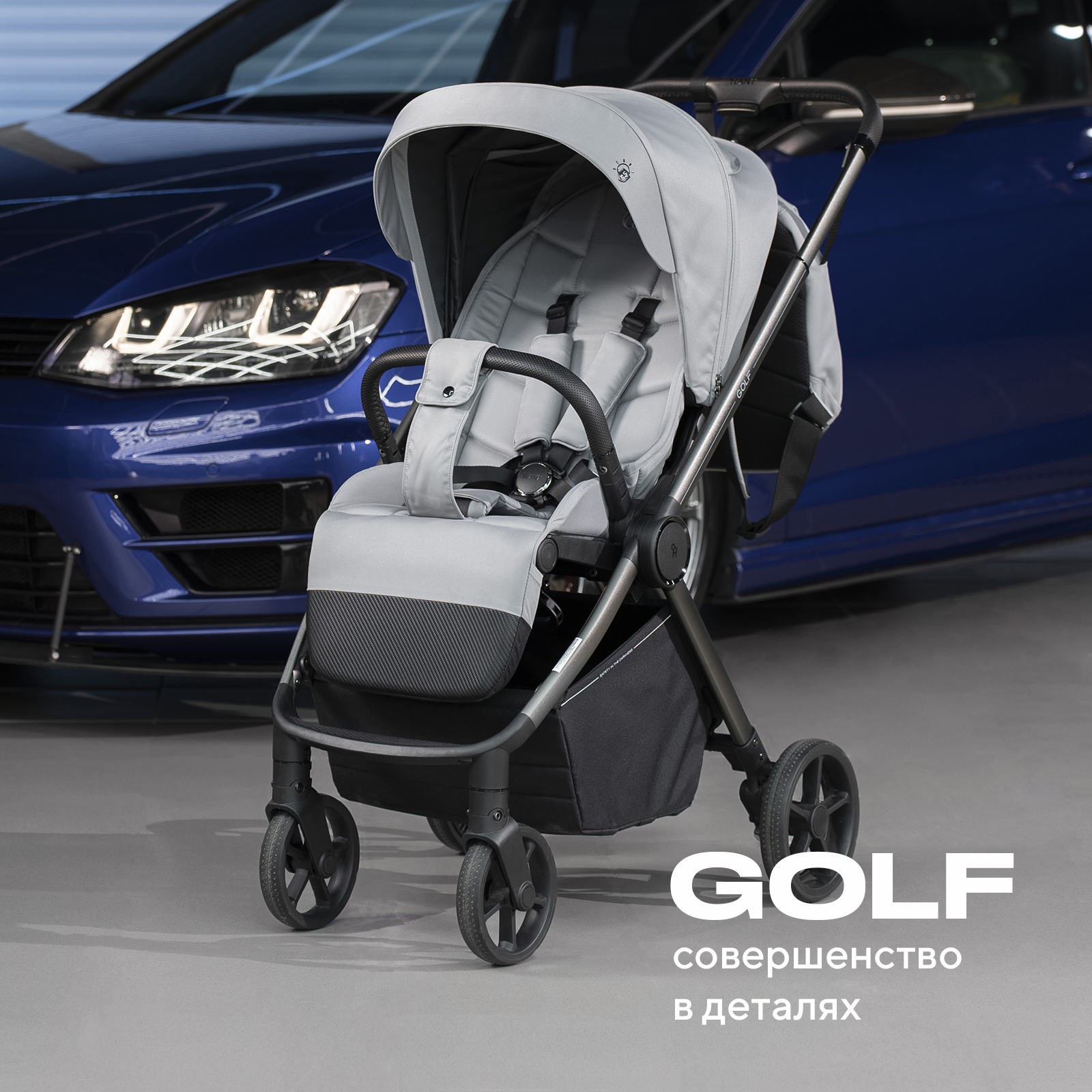 Коляска детская прогулочная RANT GOLF RA101 Classic Grey, 6м+