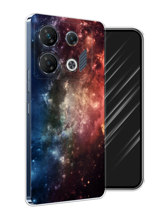 

Чехол Awog на Infinix GT 10 Pro "Космос", Синий;бежевый;красный, 3104850-1