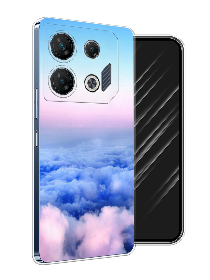 

Чехол Awog на Infinix GT 10 Pro "Облака", Голубой;розовый;бирюзовый, 3104850-1