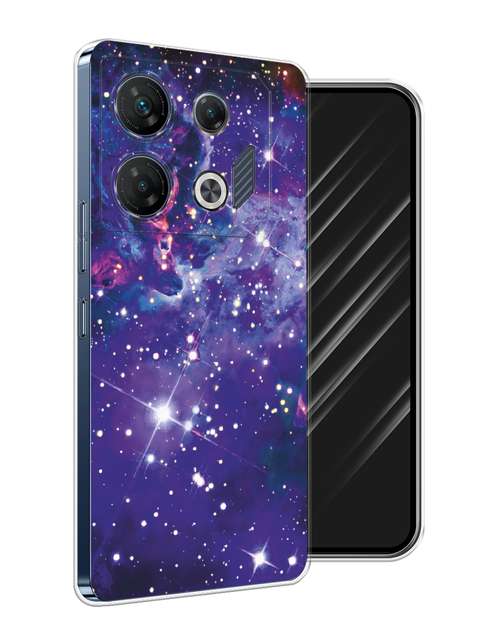 

Чехол Awog на Infinix GT 10 Pro "Яркая галактика", Фиолетовый, 3104850-1