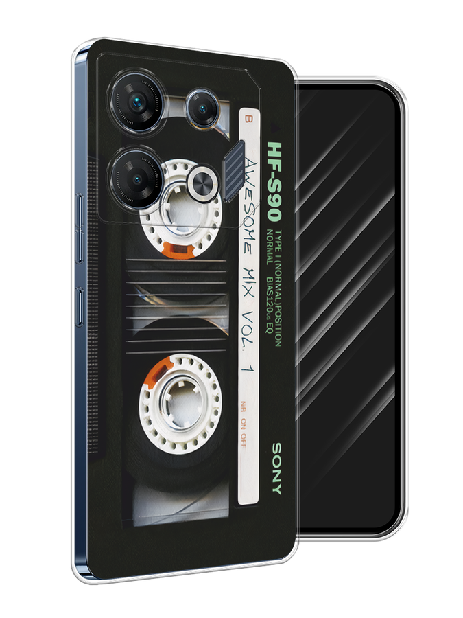 

Чехол Awog на Infinix GT 10 Pro "Кассета", Черный, 3104850-1