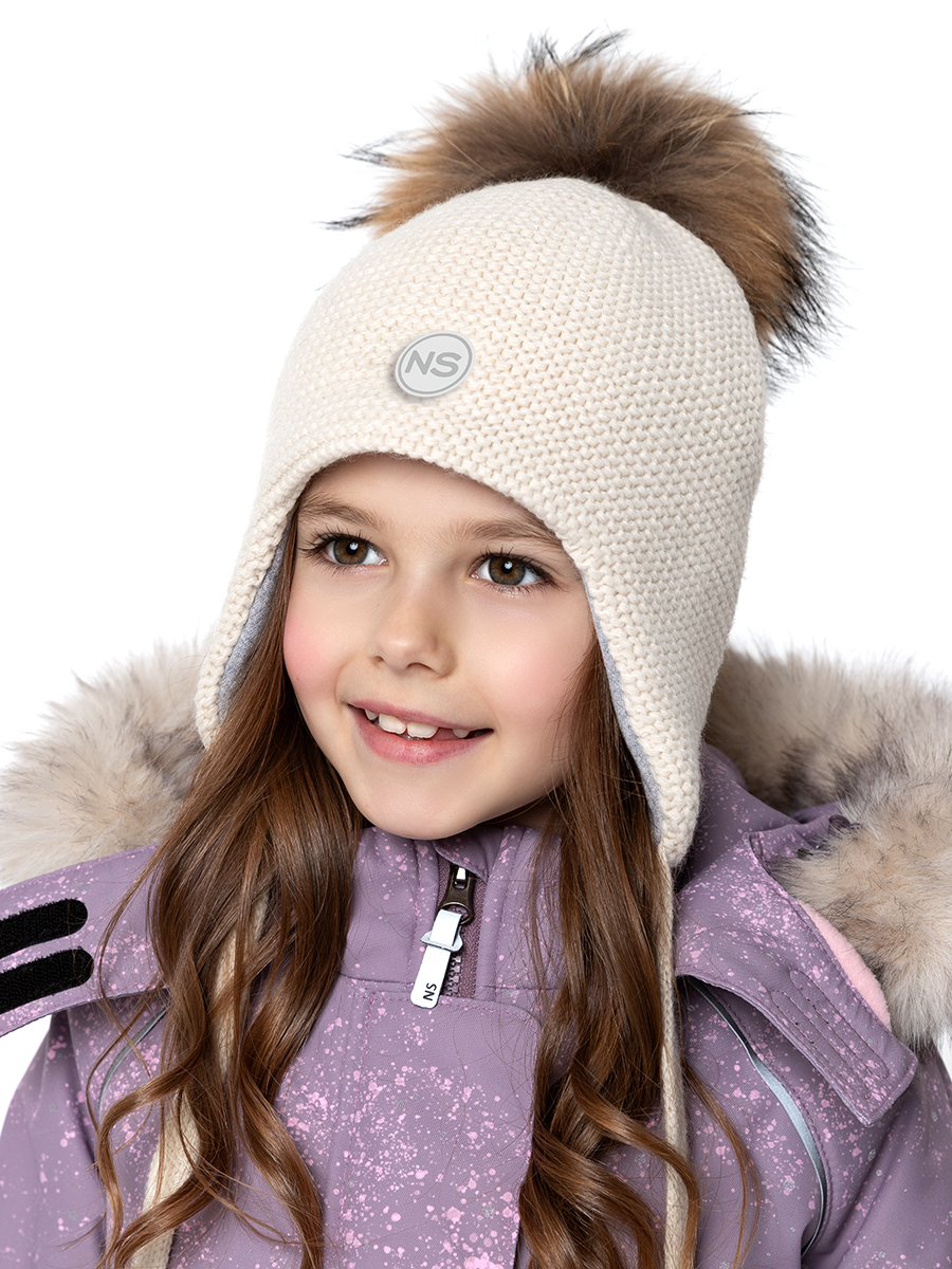 

Шапка детская NIKASTYLE 11з15524, молоко, 48-52, Белый, 11з15524