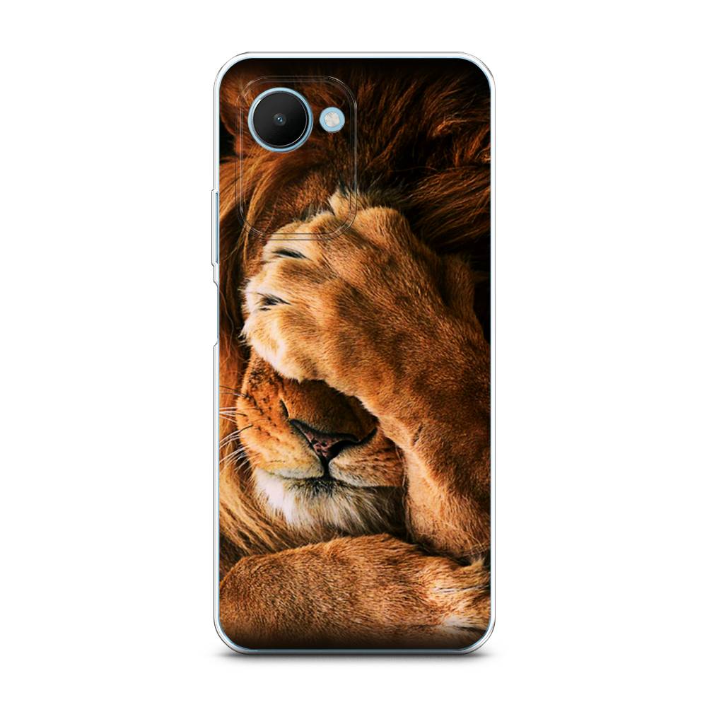 

Чехол Awog на Realme C30S 4G "Львиный стыд", Коричневый;черный, 2511650-1