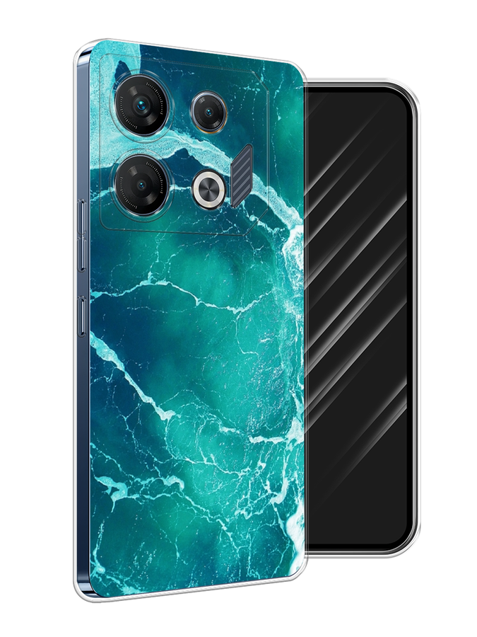 

Чехол Awog на Infinix GT 10 Pro "Изумрудный океан", Бирюзовый;синий, 3104850-1