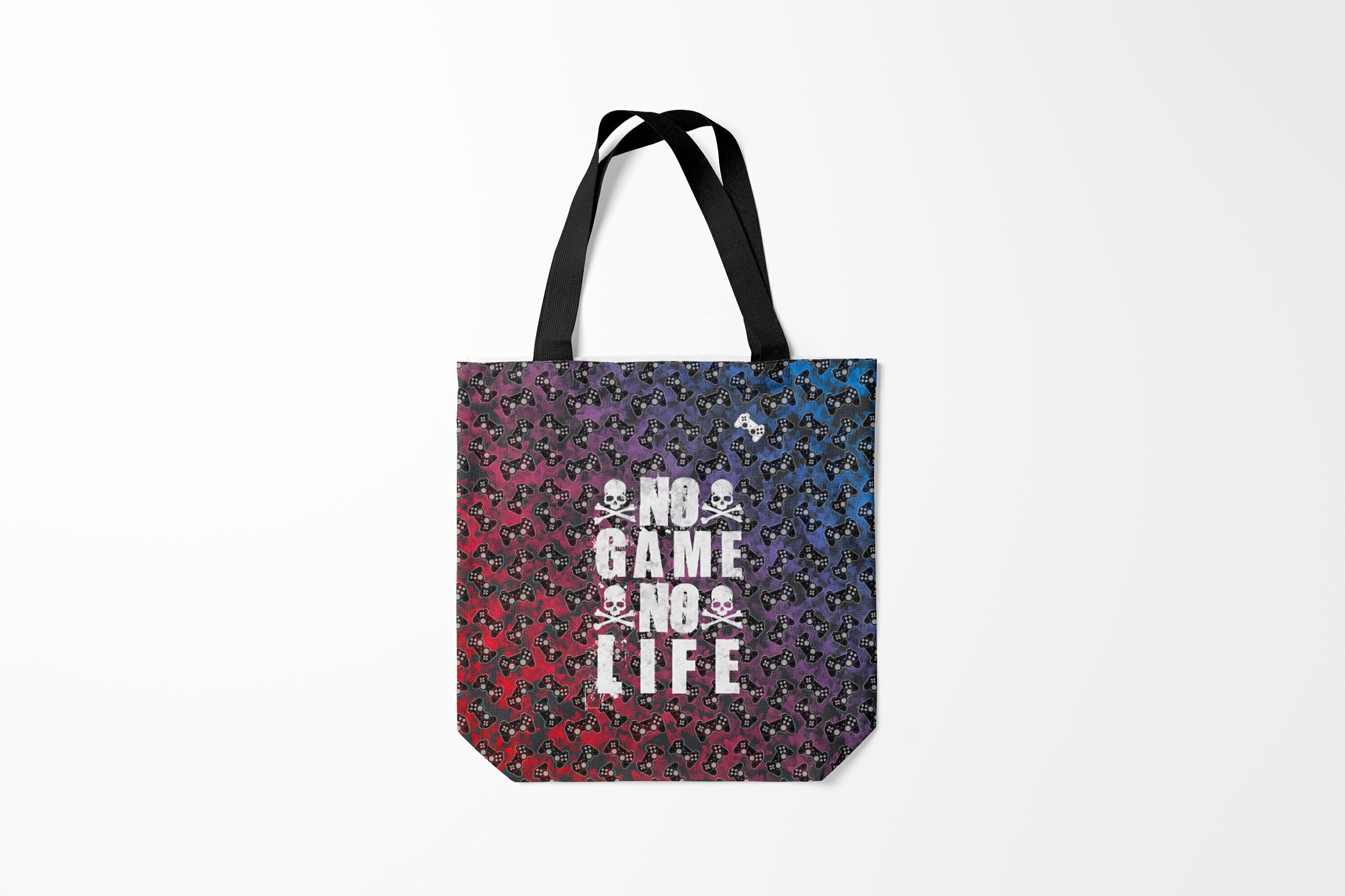

Сумка шoппер унисекс Burnettie Игры No Game Life, разноцветный, Игры No Game Life
