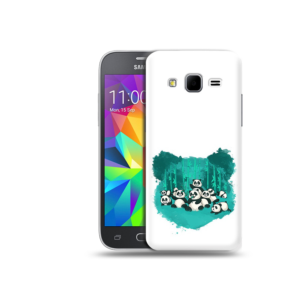 Чехол MyPads Tocco для Samsung Galaxy Core Prime нарисованные панды (PT11933.566.508)