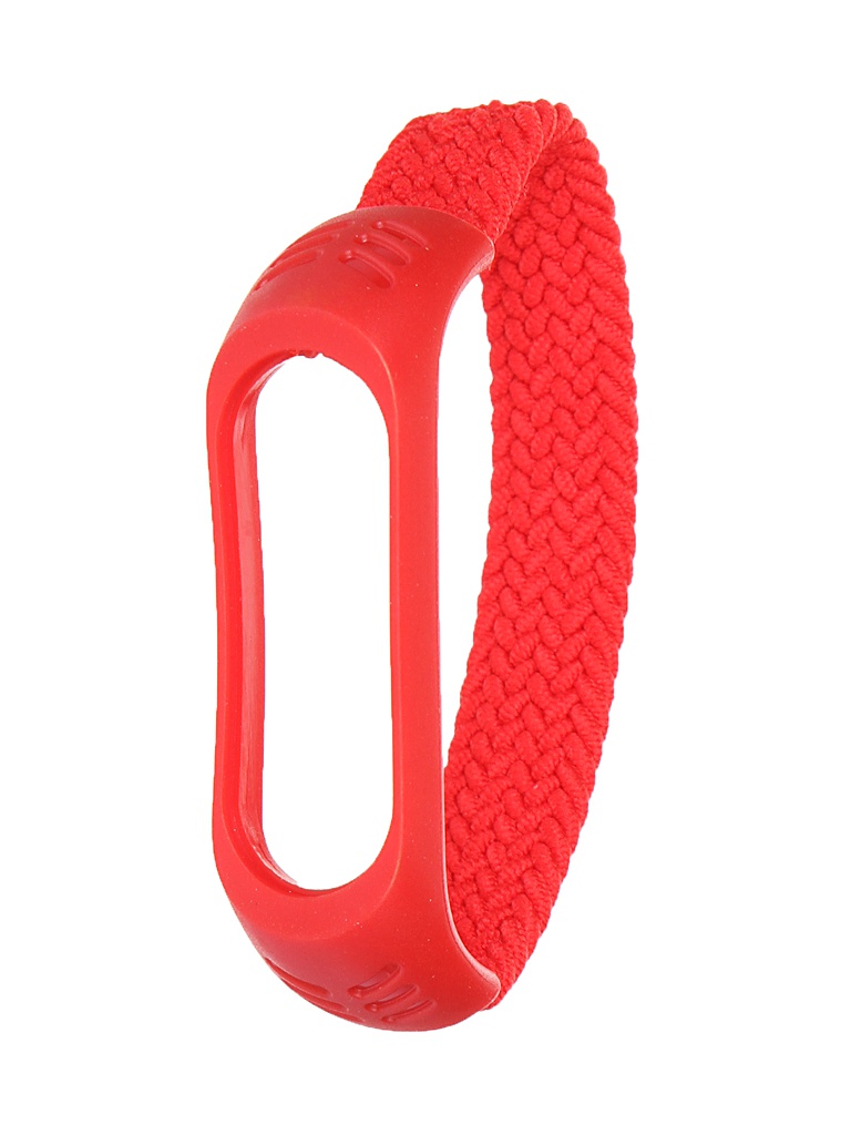 

Ремешок Red Line для Xiaomi Mi Band 6 Nylon Braid 150mm Red УТ000025158, Красный, Xiaomi Mi Band 6