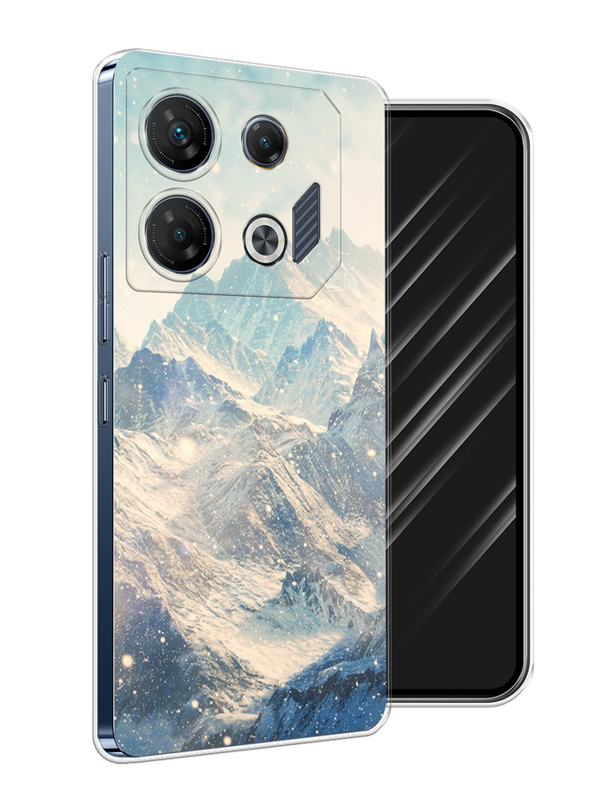 

Чехол Awog на Infinix GT 10 Pro "Горы 4", Бирюзовый, 3104850-1