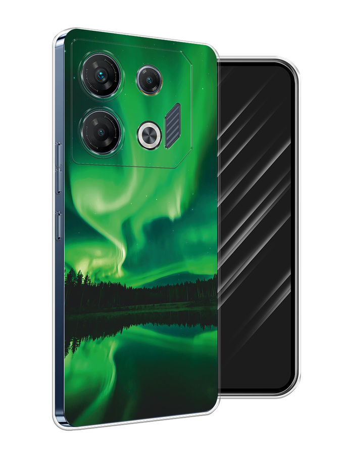 

Чехол Awog на Infinix GT 10 Pro "Ночные пейзажи 7", Зеленый;черный, 3104850-1