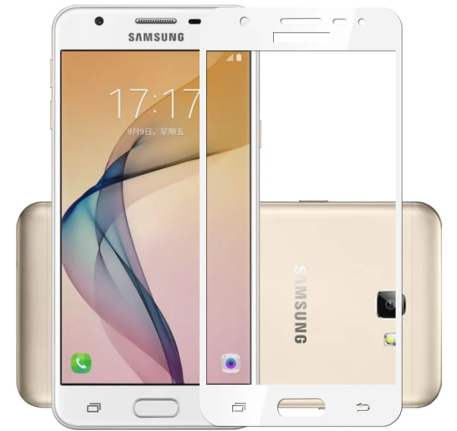 

Защитное стекло на Samsung G570F, Galaxy J5 Prime/On5 (2016), 3D Fiber, белый, X-CASE