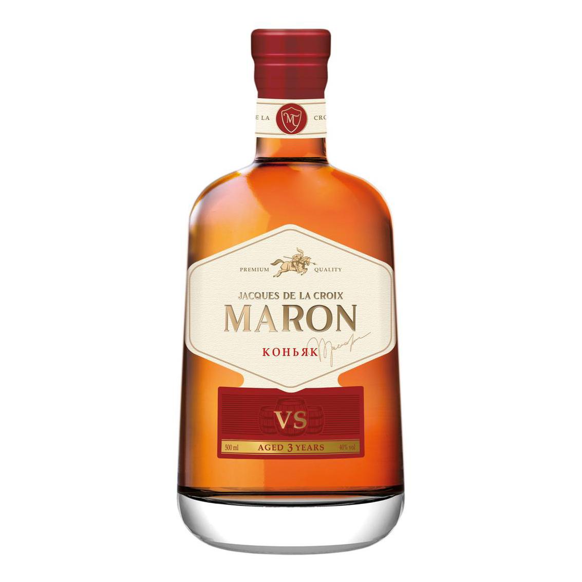 

Коньяк Jacques de la Croix Maron 3 звезды 40% 0,5 л