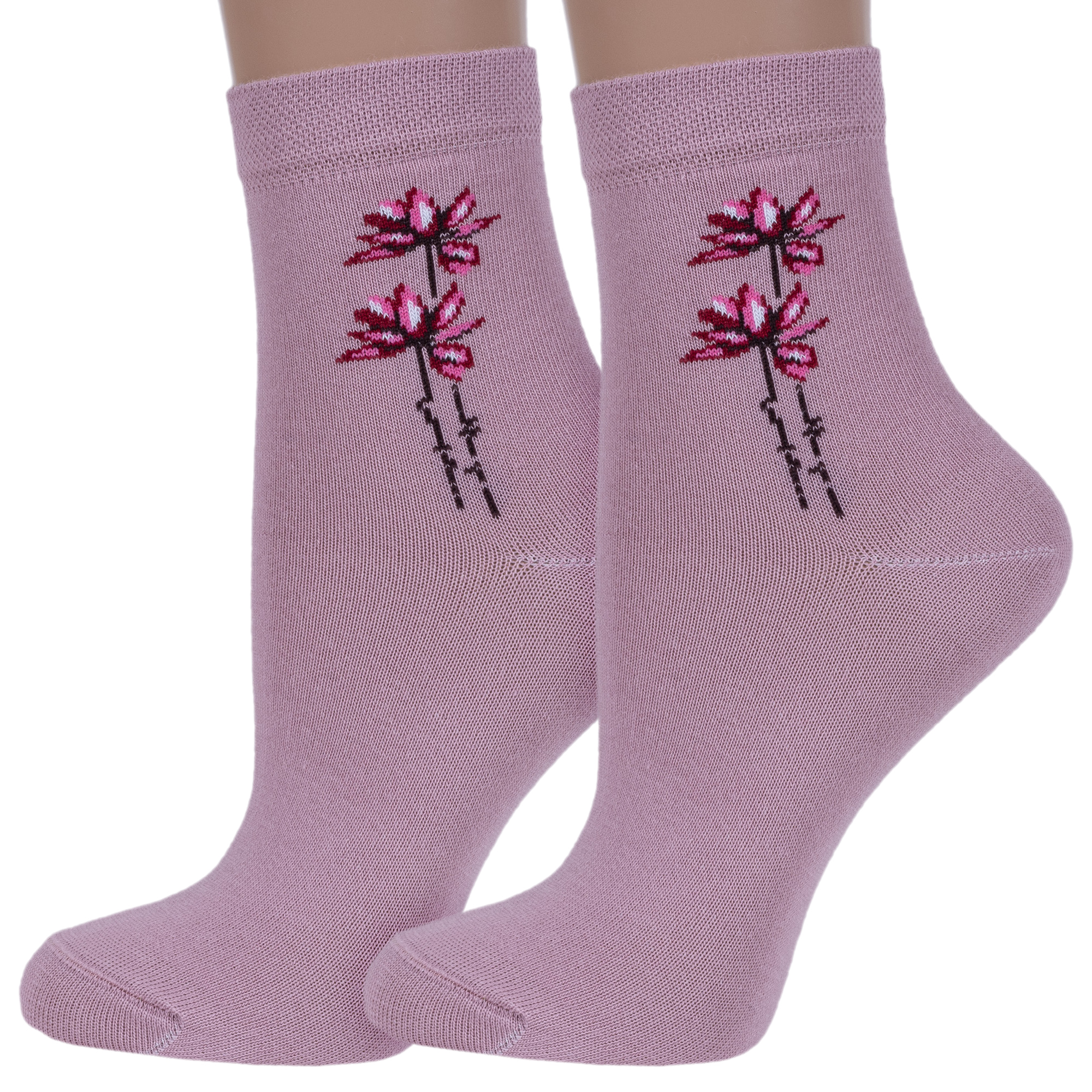 Комплект носков женских Брестский чулочных комбинат 2-14С1100 розовых 25