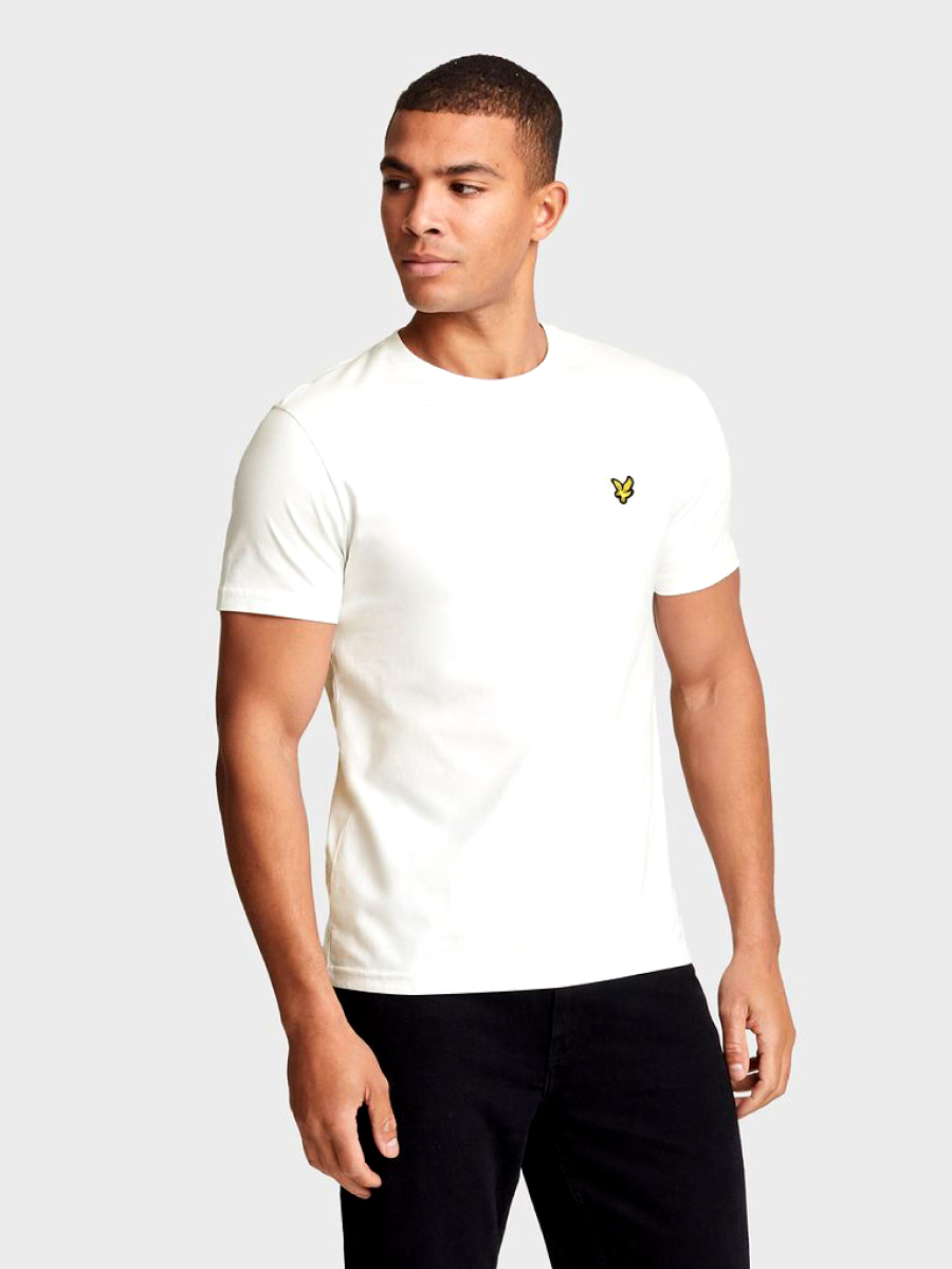 

Футболка мужская Lyle & Scott Plain T-shirt белая XXL, Белый, Plain T-shirt