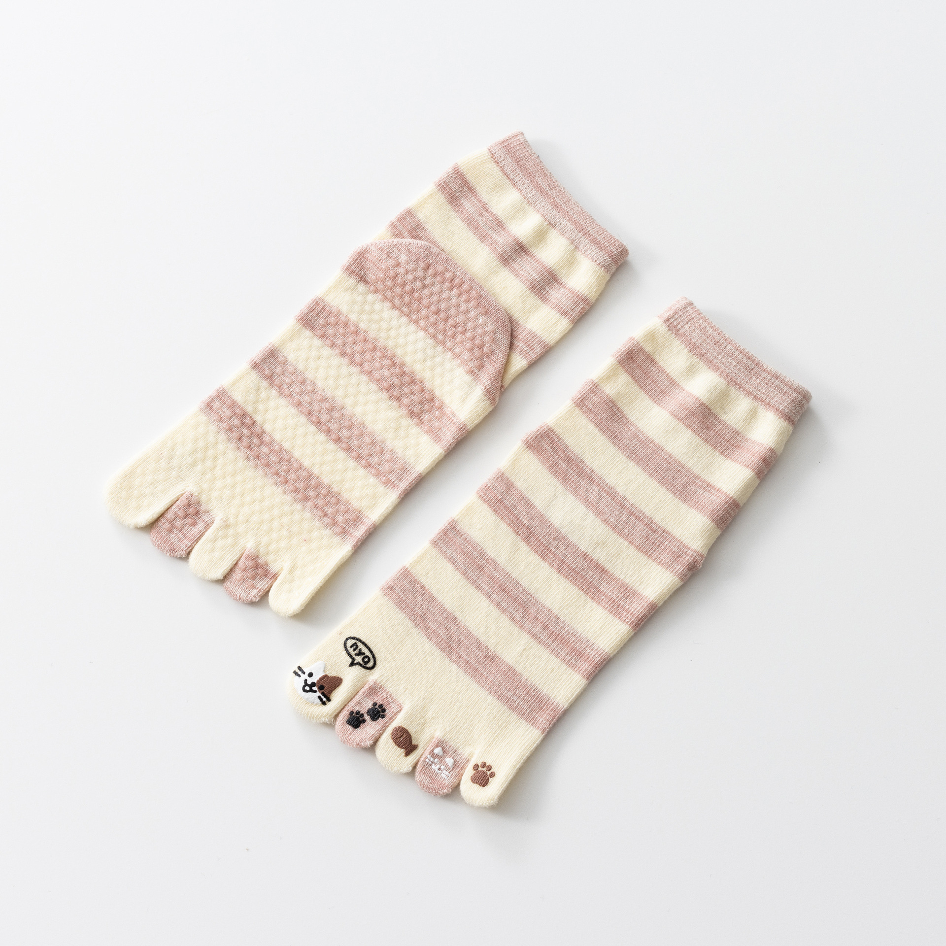 

Носки женские NoBrand 100655-659 розовые, Розовый, 100655-659