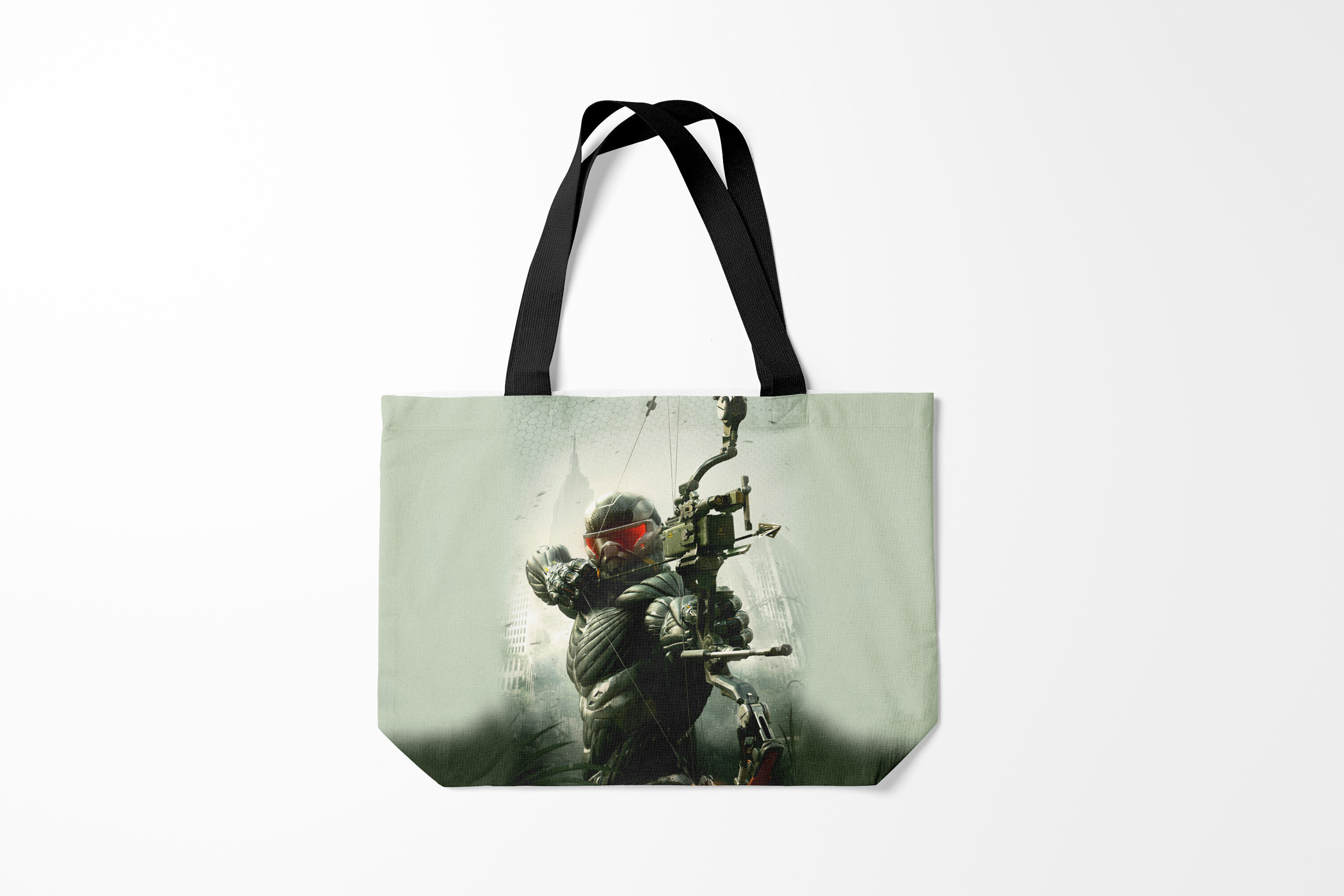 

Сумка шoппер унисекс Burnettie Игры Crysis Armor, черный, Игры Crysis Armor